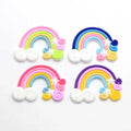 Soft Resin Material Kawaii 3D Star Charms for Party Decorations Kids Birthday Soft Clay DIY Mobile Phone Accessories