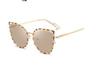 2022 New Arrivals Popular Colorful Design Intelligent Photochromic Metal Cat Eye Frame Optical Blue Light Blocking Glasses