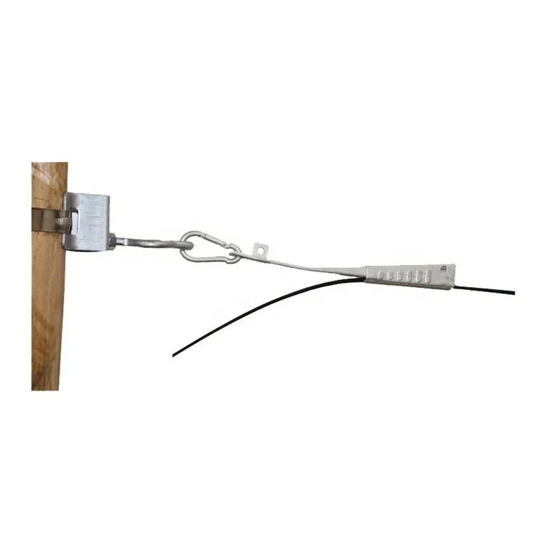 Optic Fiber Clamp of Fiber Tension Clip FTTH Stainless Steel Hanging Fiber Optic Cable