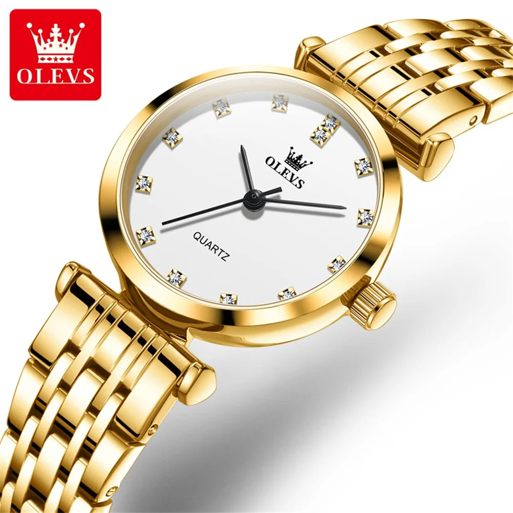 OLEVS 5596 Custom  Oem  logo Watch  Waterproof Luxury Elegant Gifts Women Reloj Watches Women Wrist Luxury Quartz Watch
