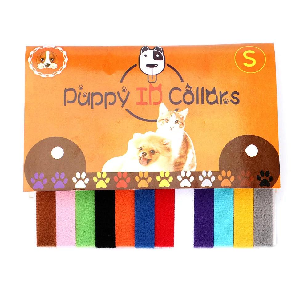 Newborn Pet Identification Collar Cat Dog Puppies Collar Identity Neck Straps Pet Supplies