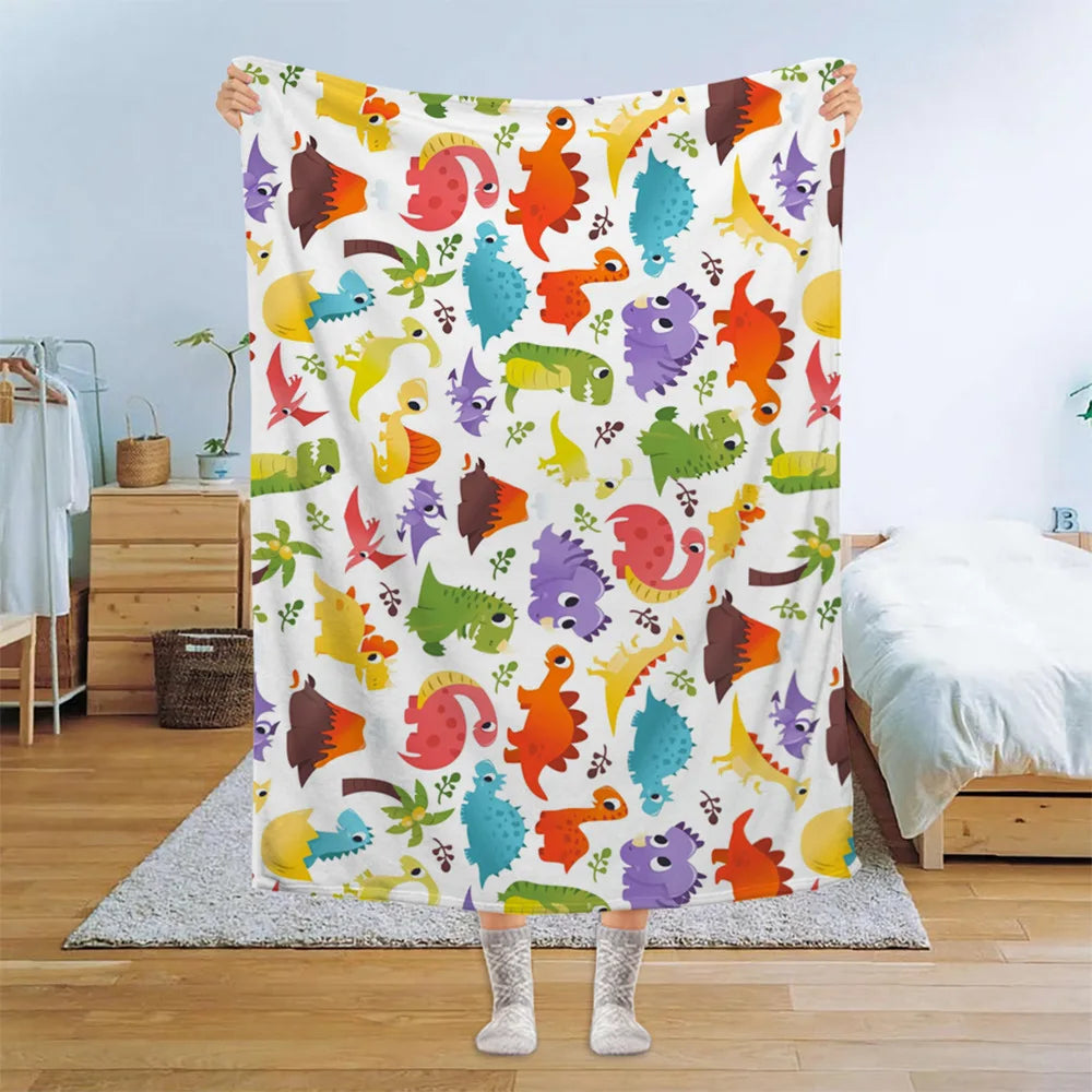 Drop Shipping High Quality Double Flannel Fur Blanket Warm Throw Blanket for Couch Bed Sofa