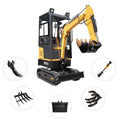 2023 Newest Cab Cabin Mini Excavator Machine With CE Micro Excavator for Sale