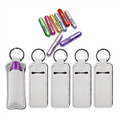 Blank White for Sublimation Portable 5ml Travel Refillable Perfume Bottle Holders Blanks Spray Bottle Holders Chapstick Holders