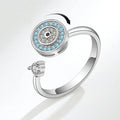 Wholesale Hot Selling Adjustable Anxiety Stress Relief Fidget Rotatable Ringfor Women