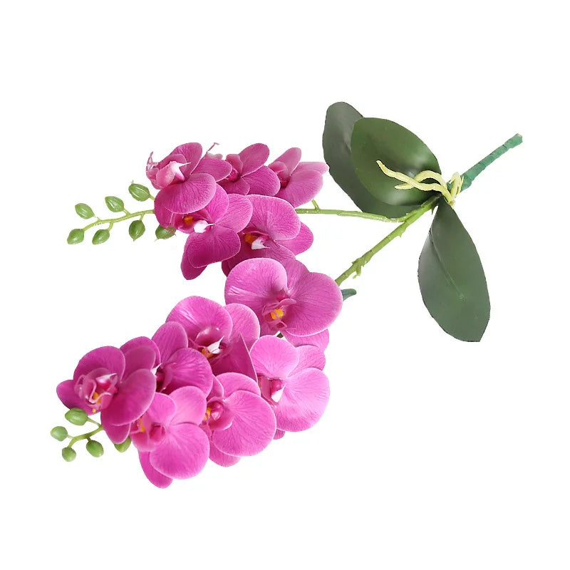 3D Advanced Feeling Phalaenopsis Small 12 Head Artificial Flower Flowers Wedding Decor
