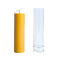 Acrylic Plastic Candle Molds Cylinder Shape Classic Candle Paraffin Mould