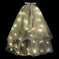 LED Light-Up Veil for Bride-to-Be Party and Event Decoration From Wedding Supplies