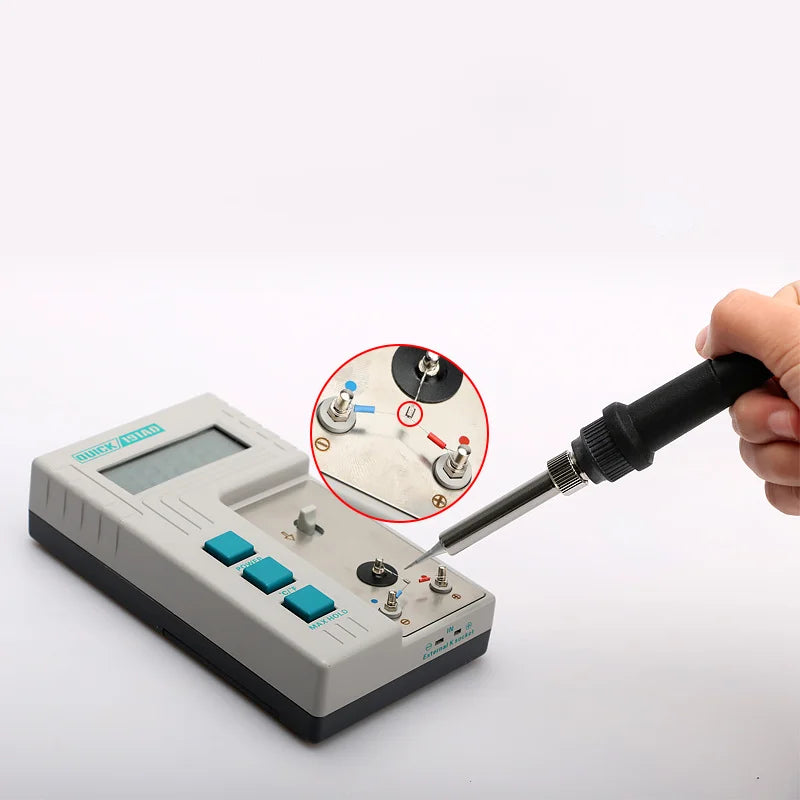 Portable Intelligent Digital Quick 191AD Soldering Iron Tester Fast Measuring Instruments Tool for Welding & Soldering Supplies