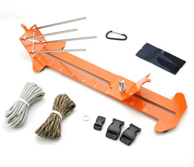 Monkey Fist Jig Paracord Bracelet Jig Maker Kit Metal Jig Adjustable Length Weaving Diy Craft Maker Tool 4