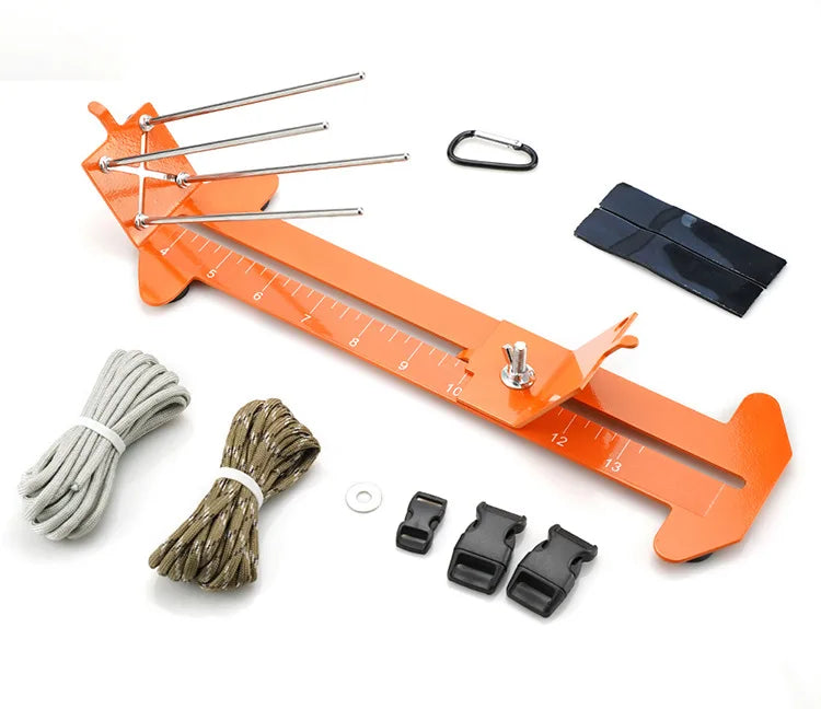 Monkey Fist Jig Paracord Bracelet Jig Maker Kit Metal Jig Adjustable Length Weaving Diy Craft Maker Tool 4" to 13"