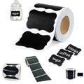 Waterproof Reusable Removable Pantry Labels Roll Chalkboard Labels Chalk Board Mason Jar Canning Labels for Baskets Storage Bin