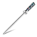 Grandsharp Hot Selling Sharpening Rod Knife Sharpener 10 Inch Honing Steel Knife Sharpening Steel