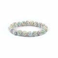 Wholesale 10 MM Crystal Rosary Bead Bracelets for Women Crystal Disco Ball Sham Balla Beaded Stretch Crystal Ball Bead Bracelet