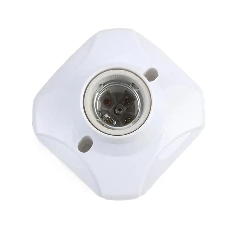E27 Plastic Screw Lamp Base Pendant Lamp Screw Cap Socket Round Lampholder Light Bulb Socket Holder Adapter