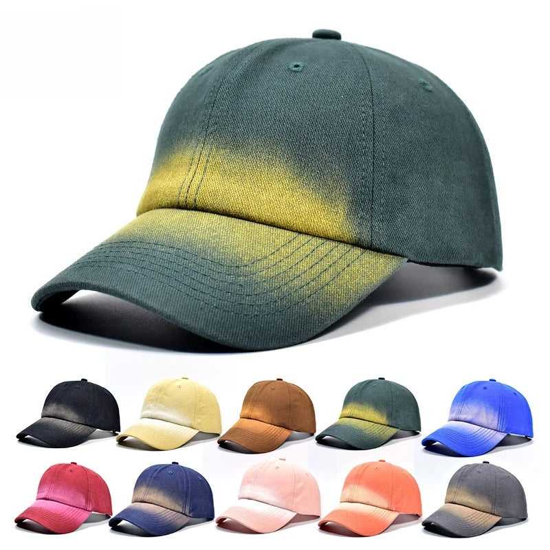 2026 Gradation Classic  Baseball Caps Men Low Profile Quick Dry Fitted Hats Custom 3D Embroidery Logo Leopard Pattern Parties
