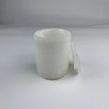 2024 Wholesale Home Decor Natural Stone Onyx Candle Jar White Marble Candle Jar Glass Insert Custom Candle Vessel with Lid