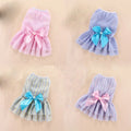 Beautiful Bow Puppy Color Princess Wedding Medium PET Dress Striped Mesh Princess Luxury Pet Clothes Dog Dress for Large