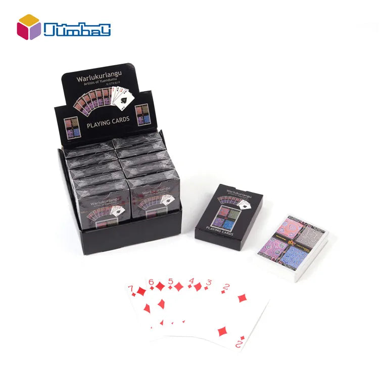 Personalized Custom Black Core Playing Cards in Bulk for Sale Comic Book Playing Cards