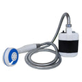 Outdoor Camping Shower Portable Rechargeable Shower Head Bathing 3.7V Pump 4.9ft for Travel Hiking Beach Pet Cleaning Equipment