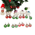 Hot Selling Trendy Red Green Flower Star Snowflake Stripe Drop Earrings Creative Christmas Decoration Fashion Jewelry Best
