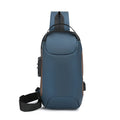 Marksman 2024 Fashion Lightweight Casual Wear-risisting USB Coded Lock Chest Bag for Men