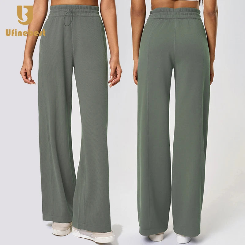 New Arrival Women Trendy Modal Loose Casual Sports Jogger Pants Straight Leg Modal Jogger Pants Women