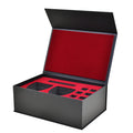 Luxury Black Book Shaped Rigid Cardboard Magnetic Gift Box Recycled Paper Packing Box Paper Box