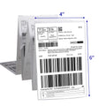 4" X 6" Self Adhesive Printer Direct Thermal Shipping Sticker for USPS FBA UPS
