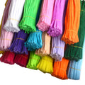 Hot Sale DIY Chenille Stems Fuzzy Wire Pipe Cleaners Flower Bouquet Twist Stick Creative Handmade Craft  Toys
