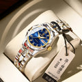BINBOND B2521 Fashion Waterproof Luminous Quartz Watches Stainless Steel Band Women Watch Ladies Wristwatch