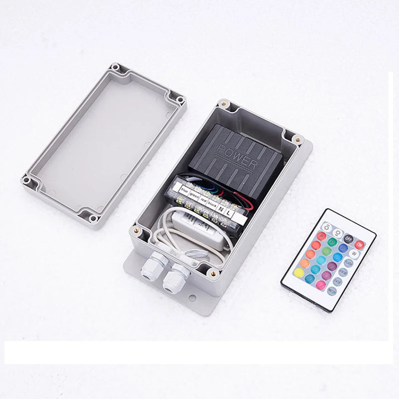 Pikes Acrylic Water Descent Waterfall Accessories Remote Control and Transformer