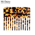 MiDairy 4MM THICKNESS CUSTOM LOGO DESIGN COLOR ODM OEM   Simple High End Tortoise Shell Acetate Hair Combs for Women Custom Comb