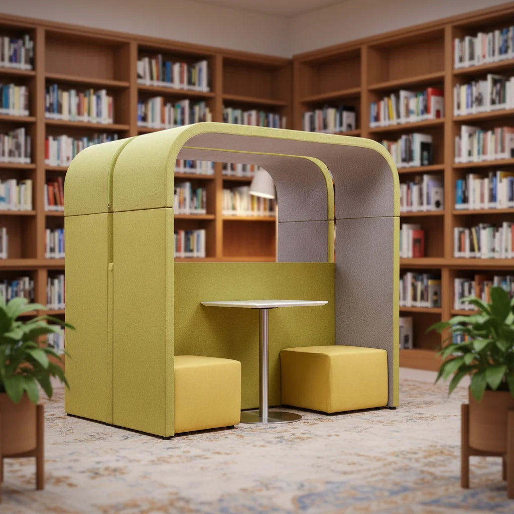 Modern Fabric Office Meeting Booth/Office Meeting Pods/Office Meeting Bench Set for Public Meetings