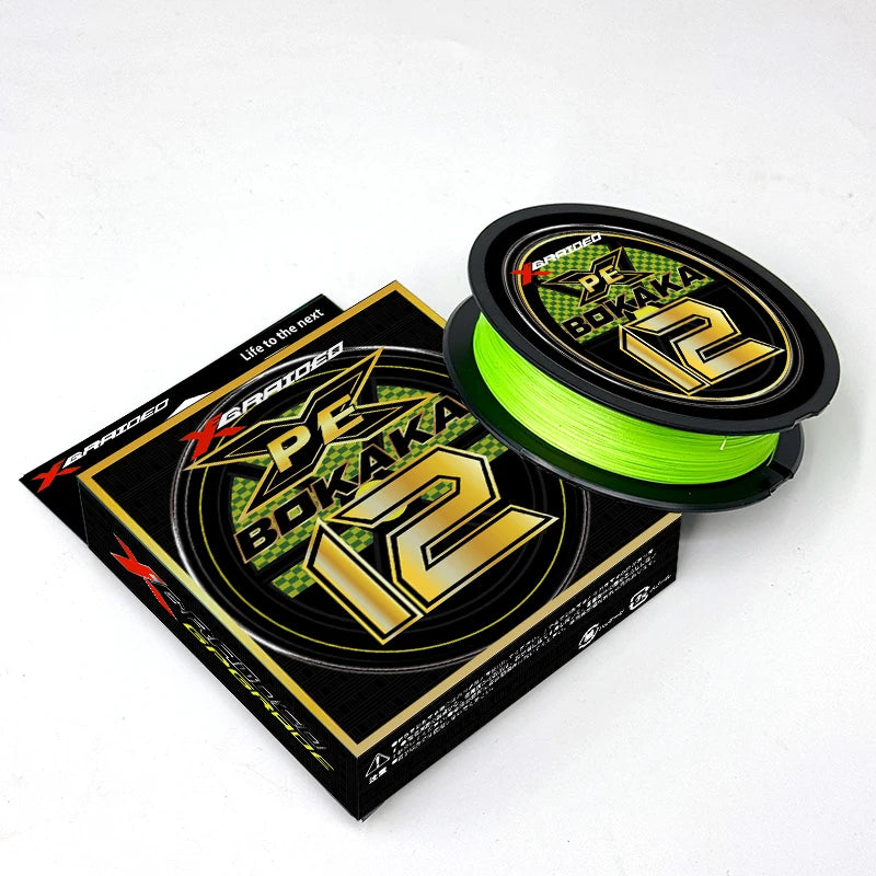 High Strength 150m X12 Strands Polyethylene Braided Wire Floating Fishing Line for Ocean Lake River & Stream Use
