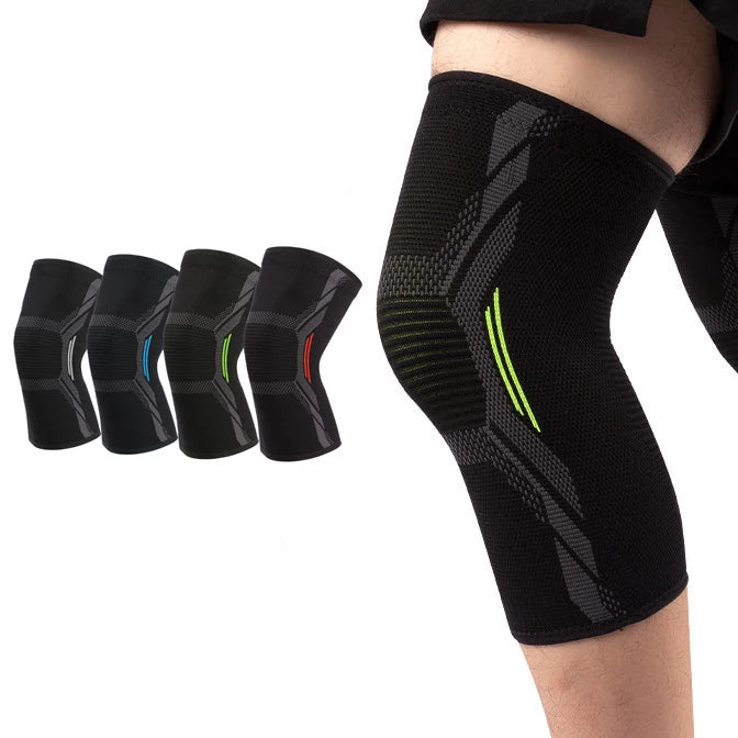 Fitness Warm Jump Rope Running Cycling Knitted Nylon Sports Knee Pads Brace Support