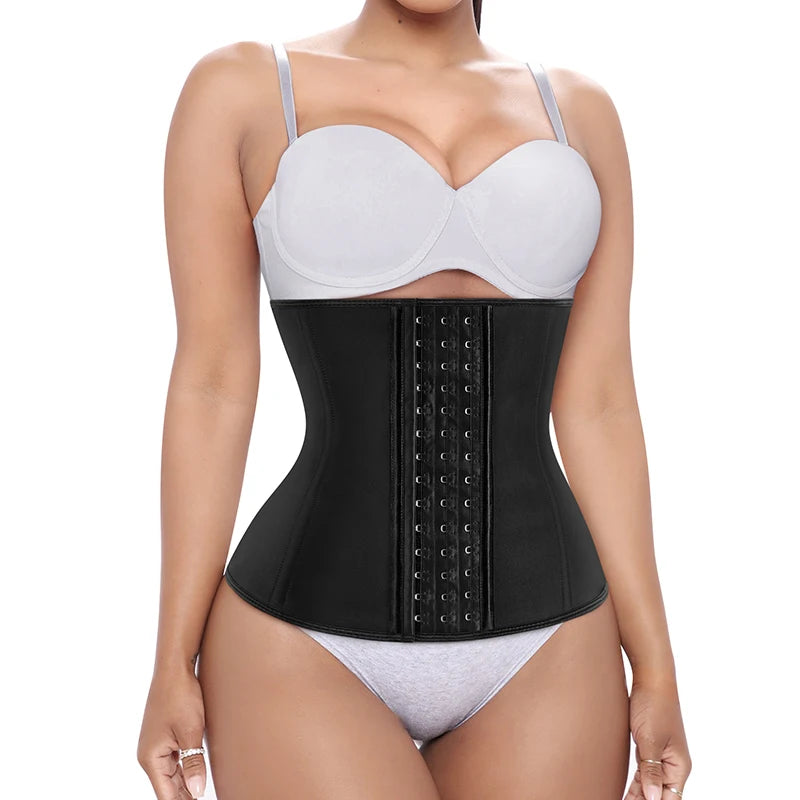 Customized logo Moldeadoras Colombianas Md Waist Trimmer Woman Shaper Corset En Latex Waist Trainer