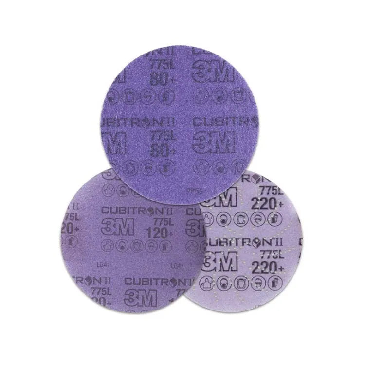 3M 775L OEM Orange Ceramic Hook Loop Sanding Disc 5-6 Inch 40-800# Grit Abrasive Tools OBM High Efficiency Quick Change for Car