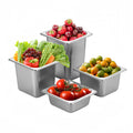 YITIAN 304 Stainless Steel GN Pans Set Gastronorm Food Containers for Hotel Restaurant Buffet Service Essential Equipment for