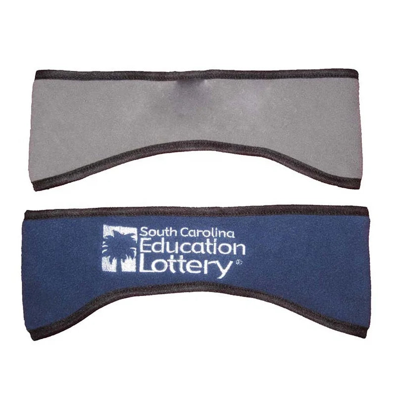 Custom Embroidery Winter Polar Fleece Headwear Running Cycling Sports Warm Ear Muffs Headbands