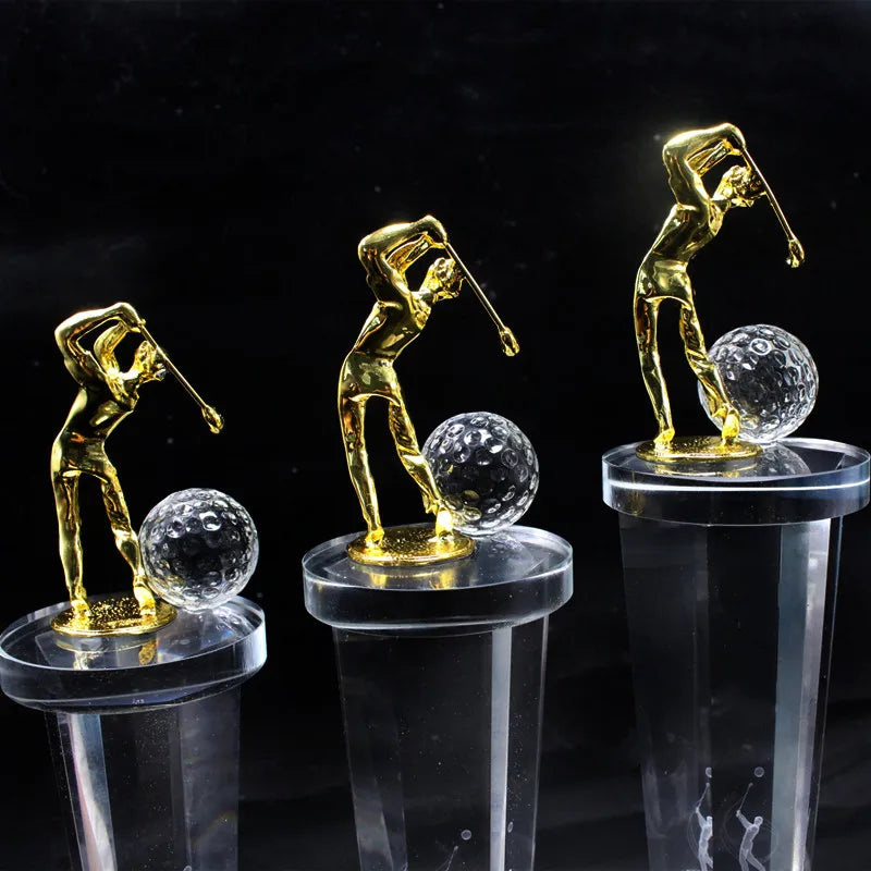 Personalized Crystal Blank Trophy Wholesale Glass Gold Silver Bronze Star Medal Award Souvenirs Gifts Trophies