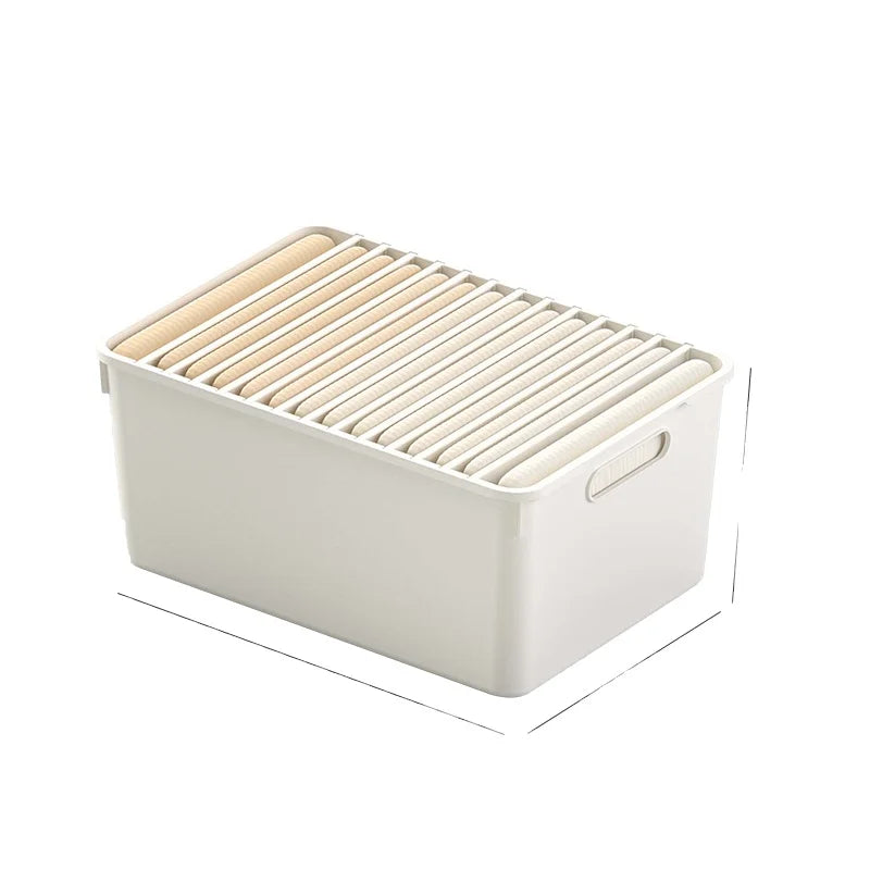 New Clothes Organizer Plastic Storage Box Wardrobe Drawer Organizer Clothes Pants Jeans Storage Box