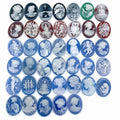 Hot Sale Natural Cameo Agate Cabochon Gemstone Natural Animal Portrait Pendants Agate Cameo DIY Jewelry Making