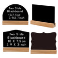 Nordic Style Wooden Decoration Double-sided Writable Small Blackboard Message Board Label Home Party Hotel bar Counter