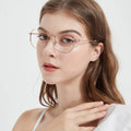 Oversized Unisex Metal Anti Blue Light Double Bridge Men' Blue Ray Blocking Computer Glasses Myopia Eyewear Frames