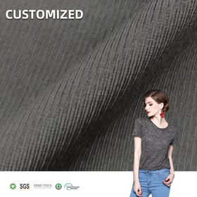 Moisture-Absorbent Anti-Mildew Water-Soluble 84 Polyester 16 Spandex Robex Fabric for Shirts