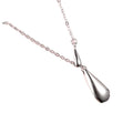 New Arrivals 925 Sterling Silver Water Droplets  Necklaces Pendant Hot Sale Pure Silver Jewelry for Women