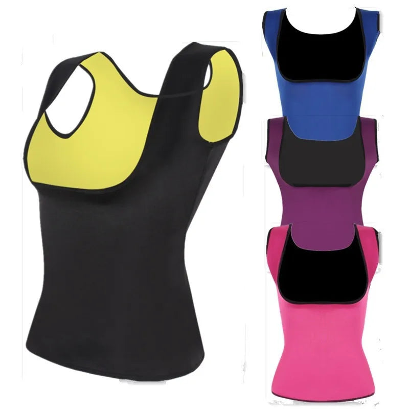 Modeling Strap Waist Trainer Sauna Sweat Vest Top Body Shaper Slimming Belly Sheath Shapewear Strap Plus Size