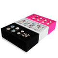 Small Flannelette Frame Tray Ear Ring Storage Box Jewelry Counter Display Props Wholesale