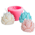 HY 3D Lotus Flower Mold for Soap Candle Chocolate Candy Silicone Making Molds